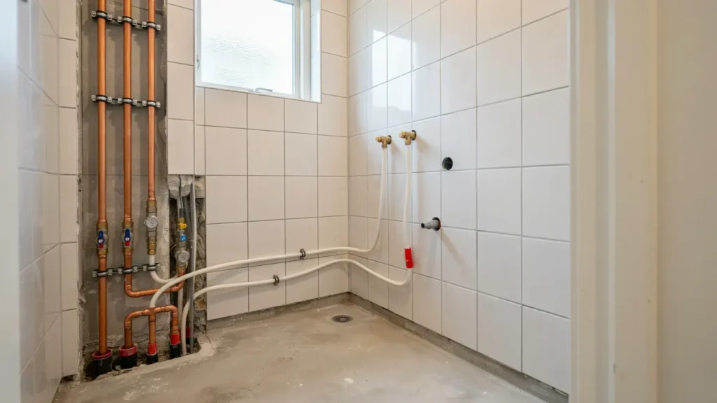 stambyte och montering av nya tappvattenledningar i skultuna 1103